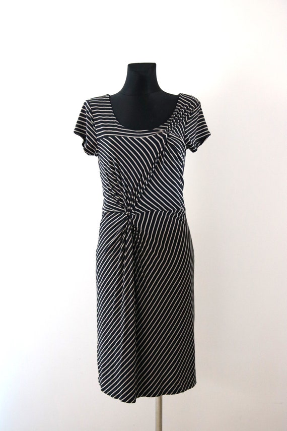 vintage dress, Laura Ashley, dress, stripes, size… - image 1