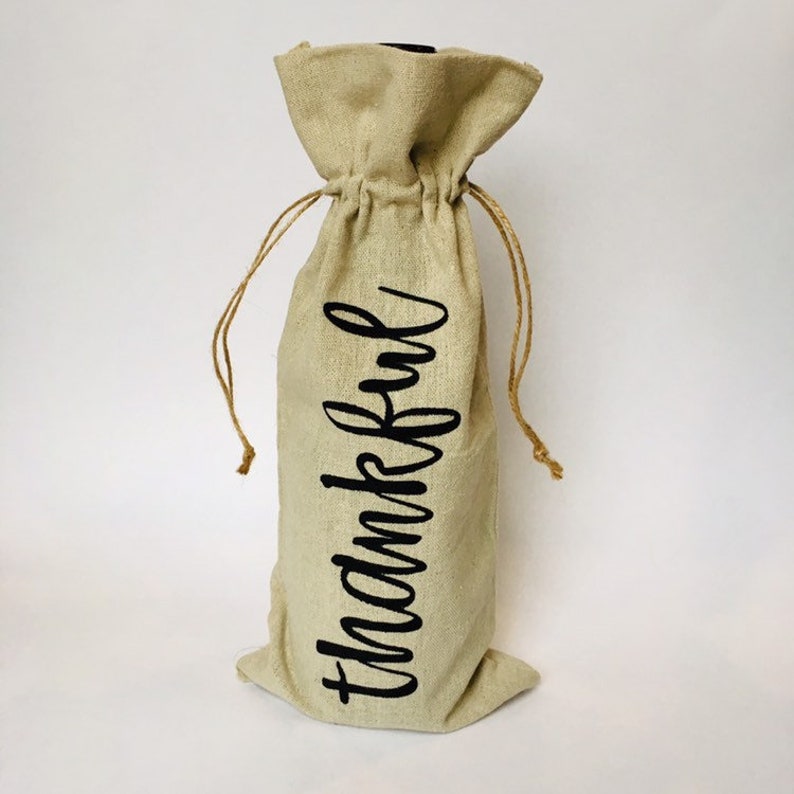 Thankful Wine Tote