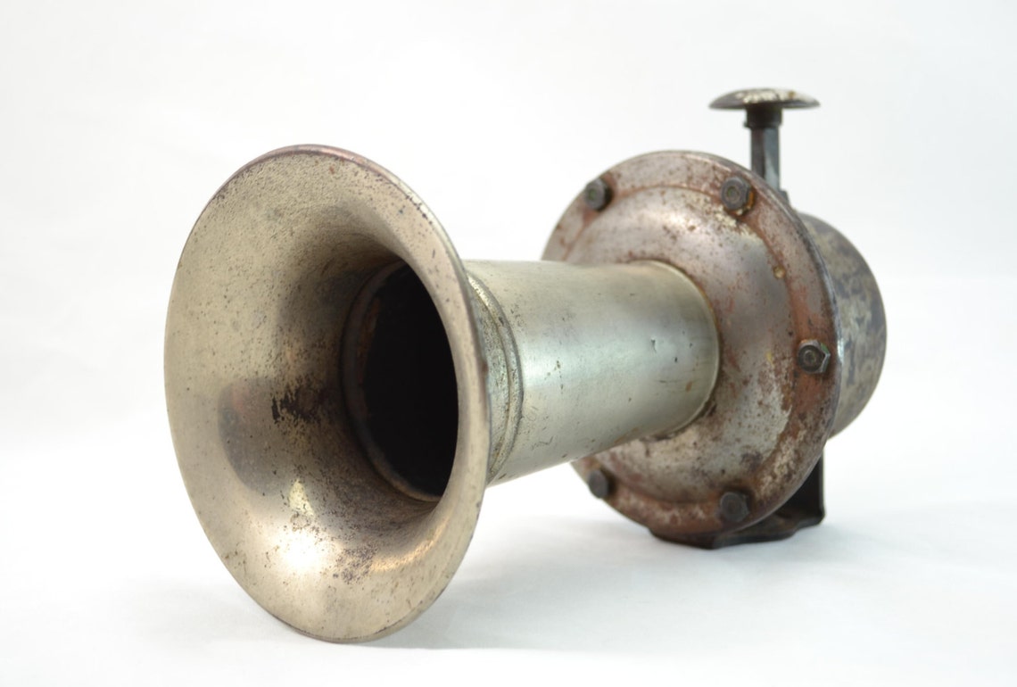 Antique StewartWarner Warning Horn Model 114A Hand Operated Etsy