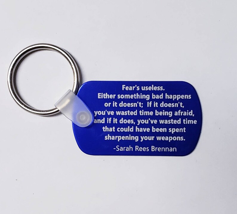 Shipping Sharpening Enthusiast Keychain Annodized Aluminum Dogtag Free U.S
