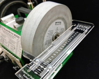 New Version Multi-Tool Angle Measuring Gauge Jig  Ideal For Tormek, Grizzly, Wen, Jet  Knife Sharpening Compatible with Self Centering Jig