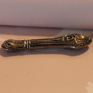 Antique silver needle case, Victorian silver sewing needle holder, travel sewing kit, ladies sewing etui, needlework accessory