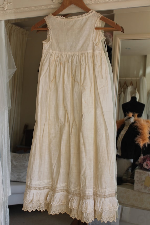 broderie anglaise christening gown
