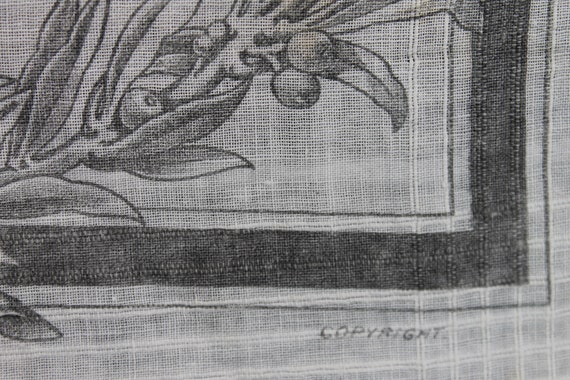 Victorian cotton handkerchief, antique souvenir c… - image 9