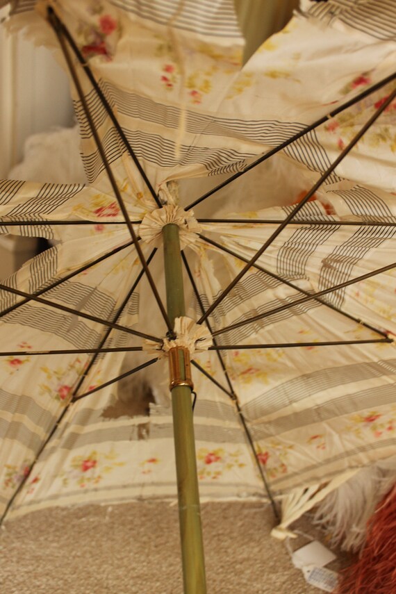 Victorian umbrella frame, Edwardian long parasol,… - image 4