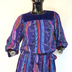 Mango - Ensemble Avec Blouse à Col à Nouer Et Jupe En Mousseline Imprime Cachemire