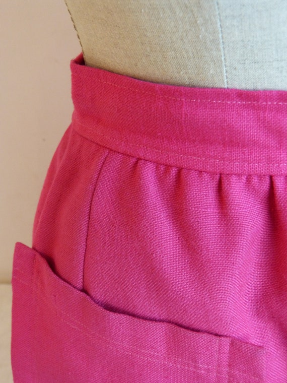 Fuchsia pink PAULINE Paris midi pencil skirt - bi… - image 4