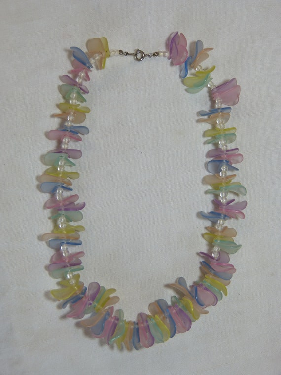 Wavy & flat disks statement choker necklace - pas… - image 9