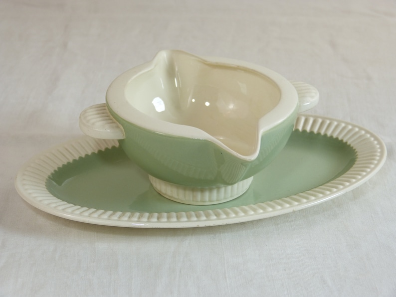 VILLEROY BOCH V&BM Sauceboat Gravy Boat Serving Plate Set Etsy