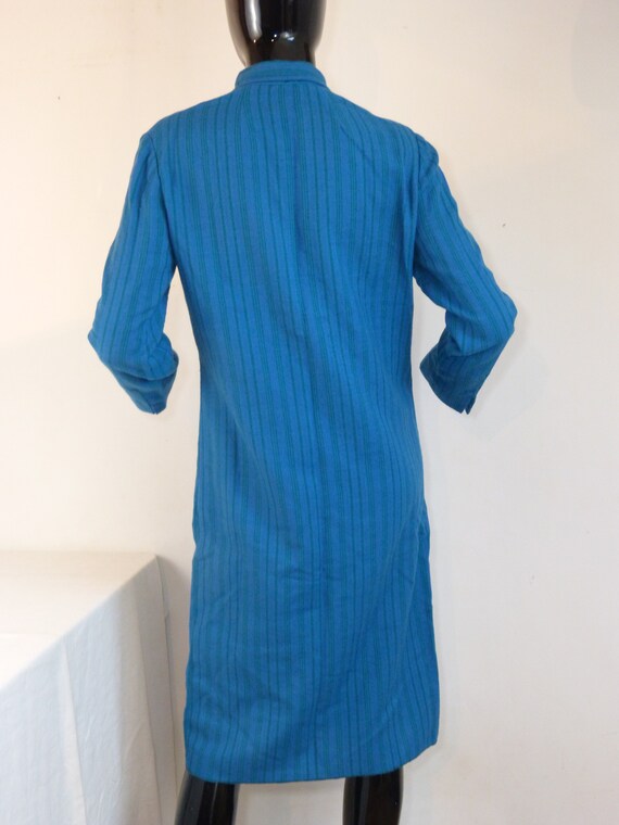 JAEGER London wool shirt dress with matching scar… - image 8