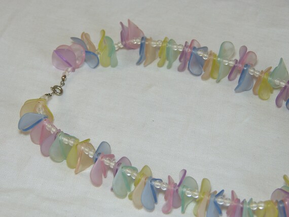 Wavy & flat disks statement choker necklace - pas… - image 10