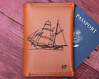 Old Sailing Ship Anchor In The Port Blocking Print Passport Holder Cover Case Travel Luggage Passport Wallet Card Holder Made With Leather For Men Women Kids Family Old Sailing Ship Anchor In The Port Blocking Print Passport Holder Cover Case Travel Luggage Passport Wallet Card Holder Made With Leather For Men Women Kids Family