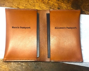 Turkey Christmas And Pumpkin Leather Passport Holder Cover Case Blocking Travel Wallet