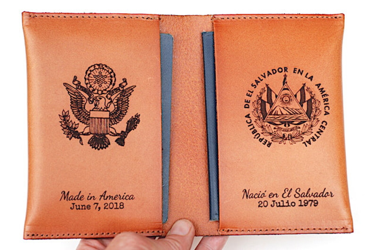 New Citizenship Gift Dual Passport Holder Naturalization Etsy