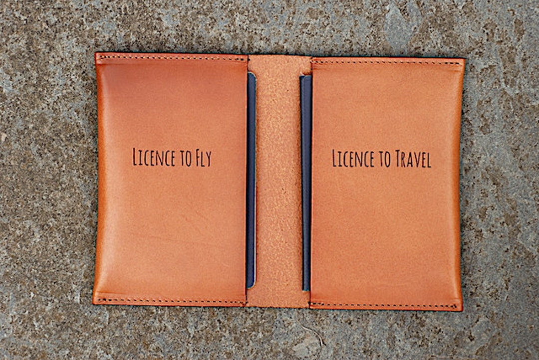 Double Passport Holder, Dual Passport Wallet, Holds Two Passports, Leather Travel Wallet, Travel