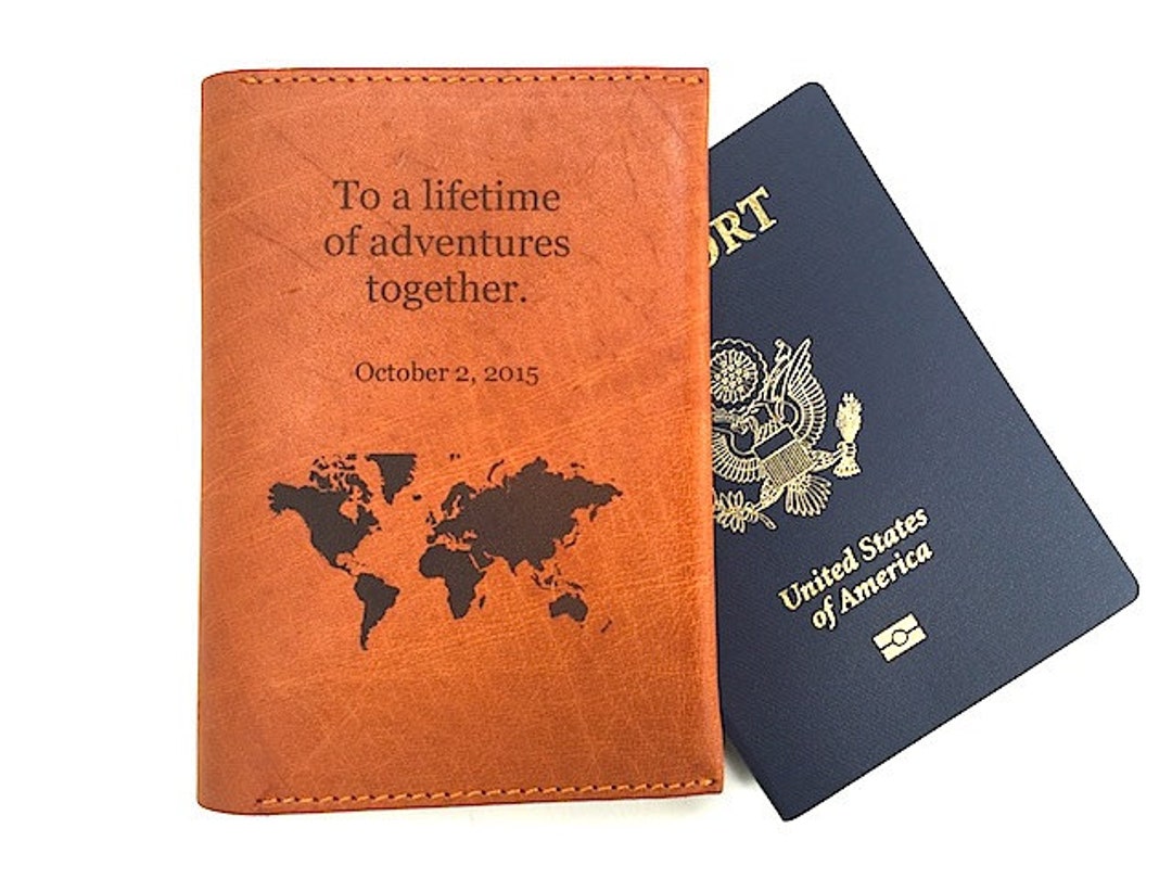 Passport Cover With Quote Unisex Passport Wallet Handmade Etsy