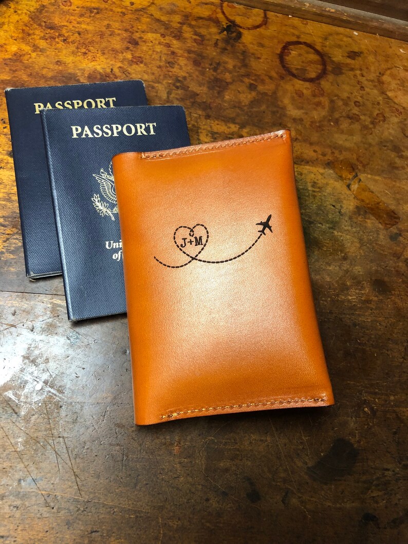 Engraved Passport Holder Personalized Passport Holder 3rd Etsy