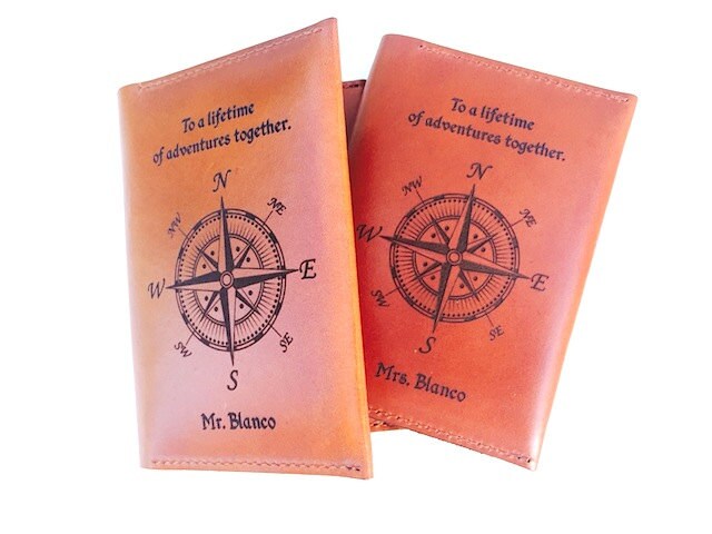 Mr And Mrs Wedding Gift Passport Sleeve Cover Wife Gift Etsy
