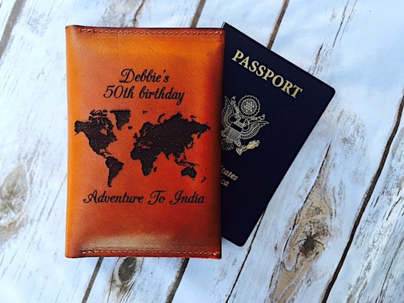Leather Passport Cover Best Friend Birthday Gift Leather Etsy