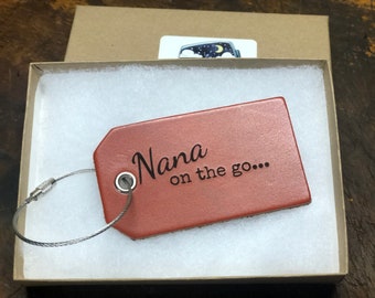 nana on the go, gift for grandma, nana gift, nana travel gift, grandmother gift