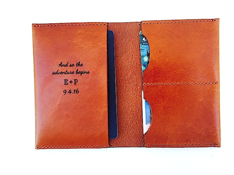 Monogrammed Passport Cover Best Friend Wedding Gift New Etsy