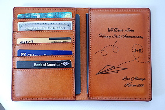 Zip Card Holder, Leather & Paper Gifts