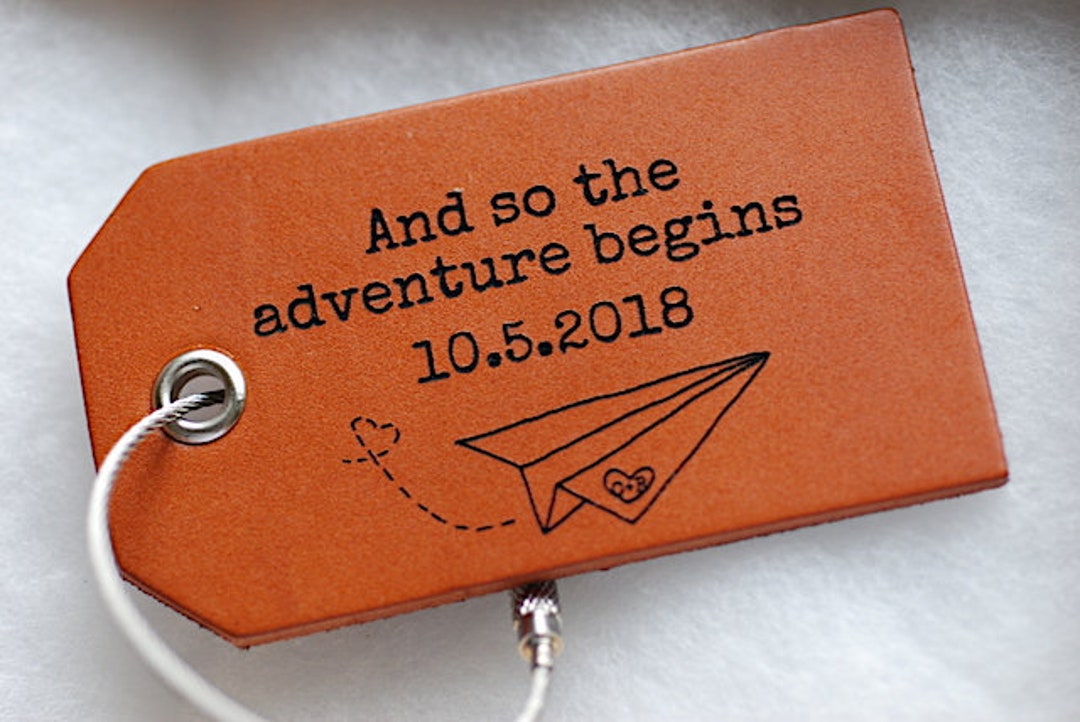 And So The Adventure Begins Luggage Tag