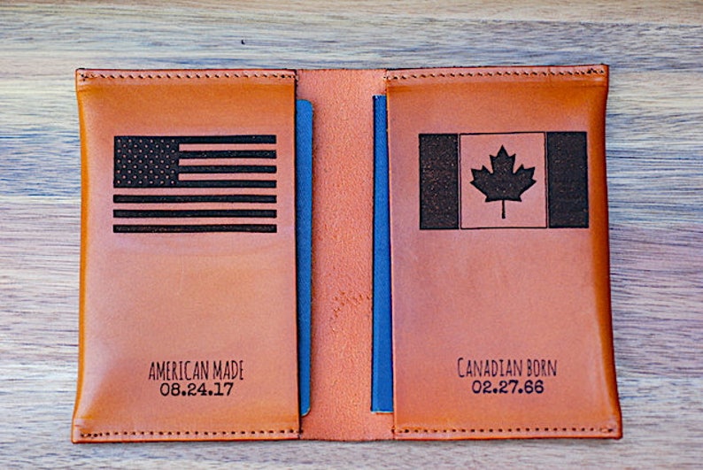 Naturalization Citizenship Gift Canadian Dual Passport Etsy