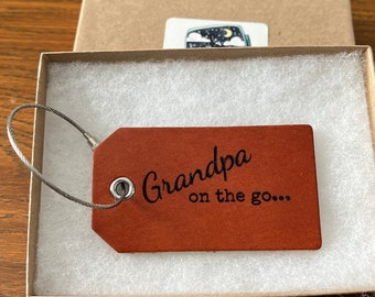 Grandpa on the go, gift for grandfather, papa gift, papa travel gift, grandfather  gift