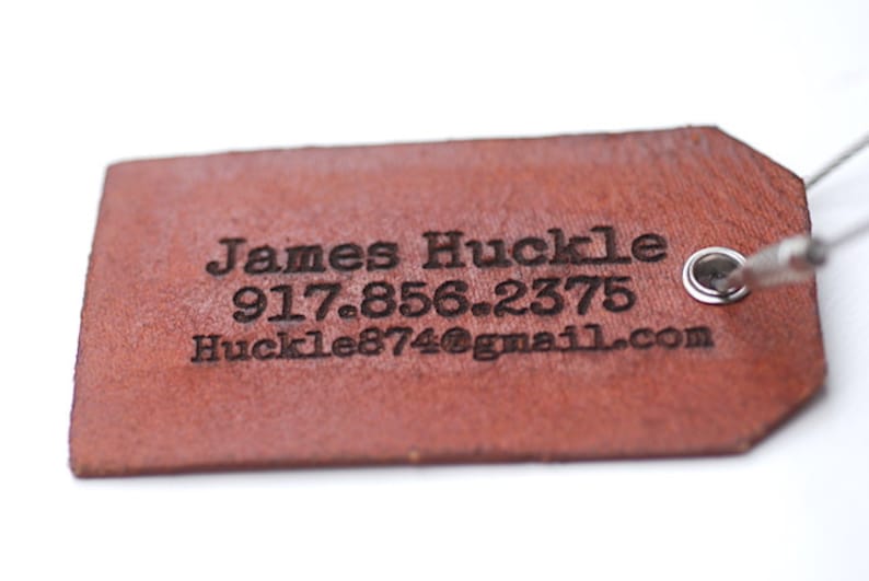 Mr or Mrs Leather Luggage Tag Wedding Gift for Couple Etsy