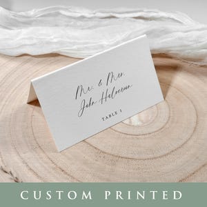 Wedding Place Cards | Wedding Table Numbers | Seating Chart Cards | Reception Place Cards | Wedding Guest Names | Table Settings