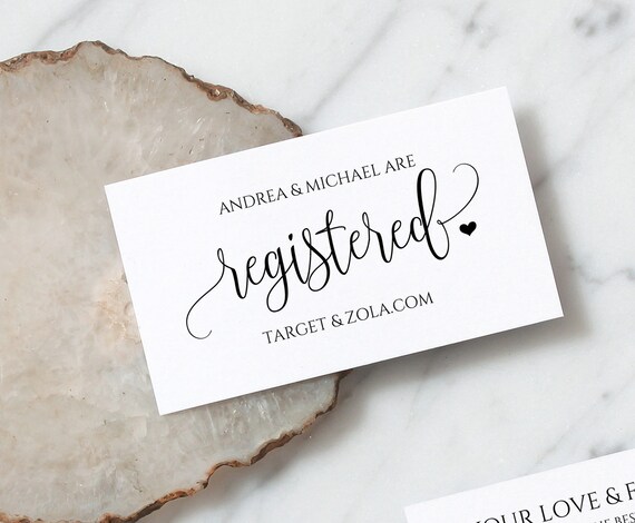 diy bridal shower or wedding registry inserts template enclosure cards instant download editable text pdf rustic calligraphy wedding registry insert template