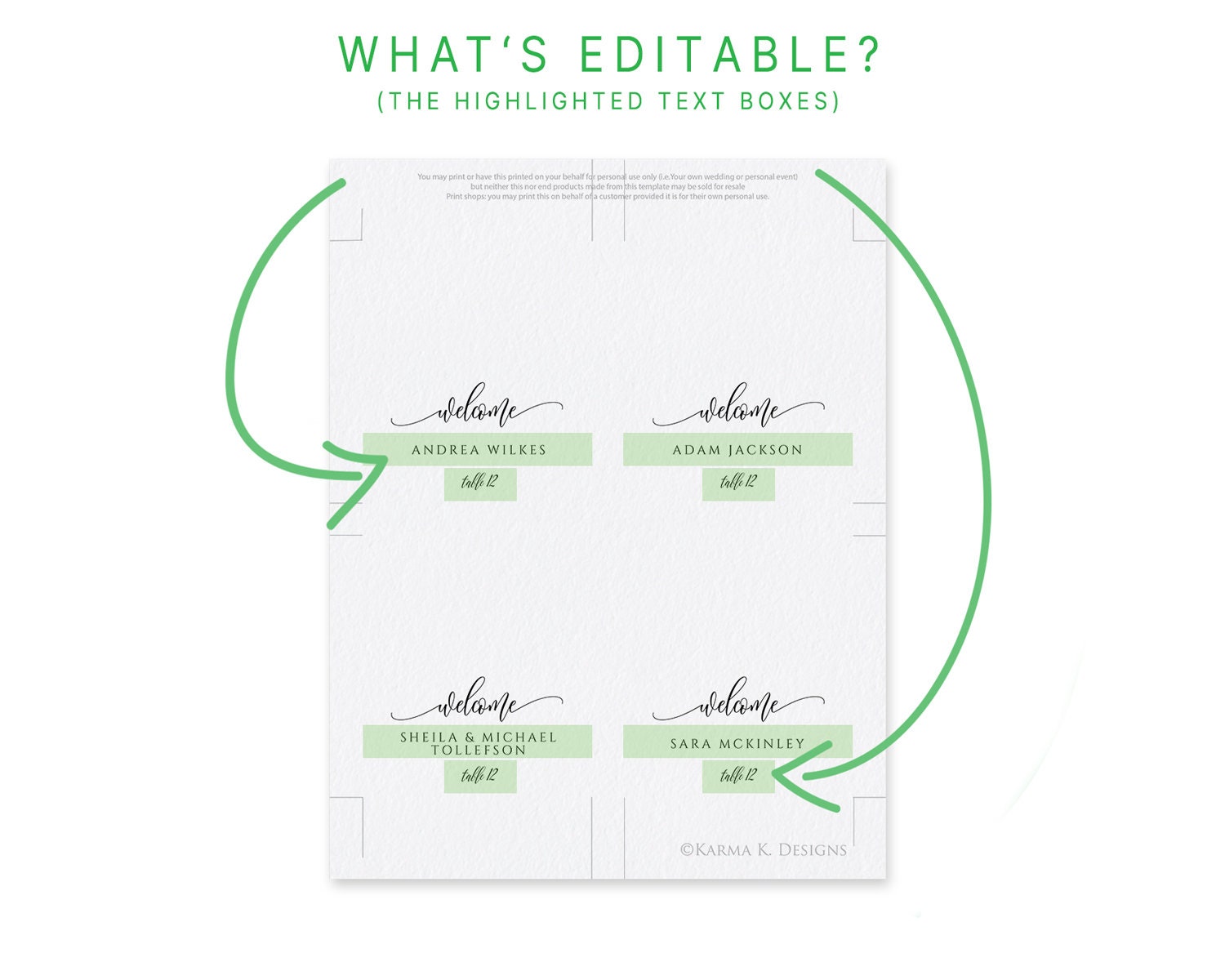 place card templates for mac place card templates for mac