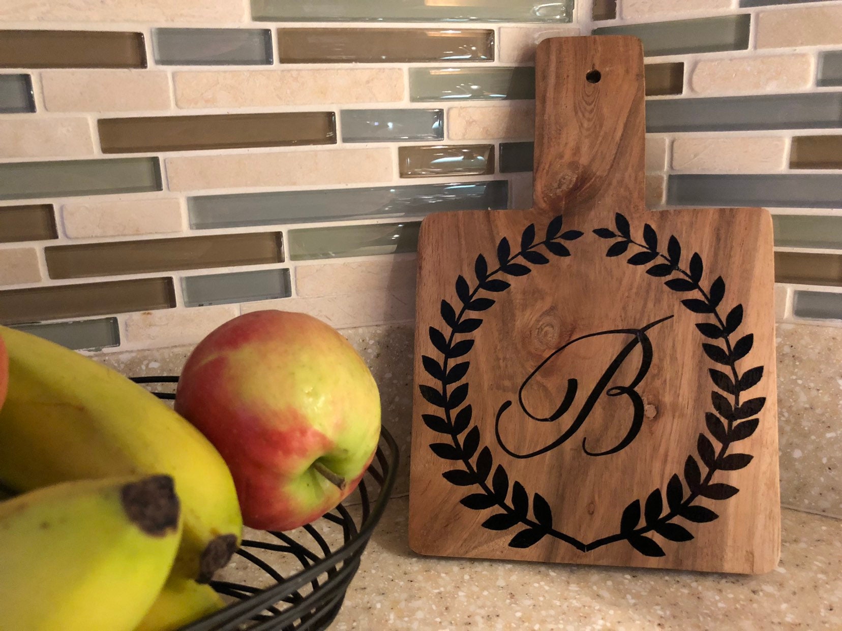 Personalized wooden hot plate serving board decorative Etsy