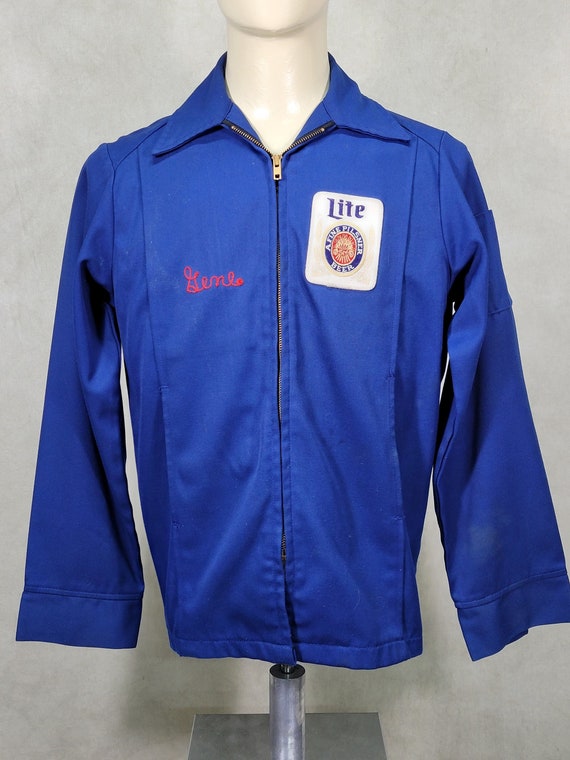miller beer jacket vintage Gem