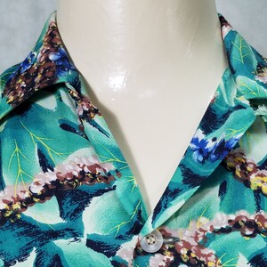 Rayon Hawaiian Shirt Vintage 1960s Shirt image 7