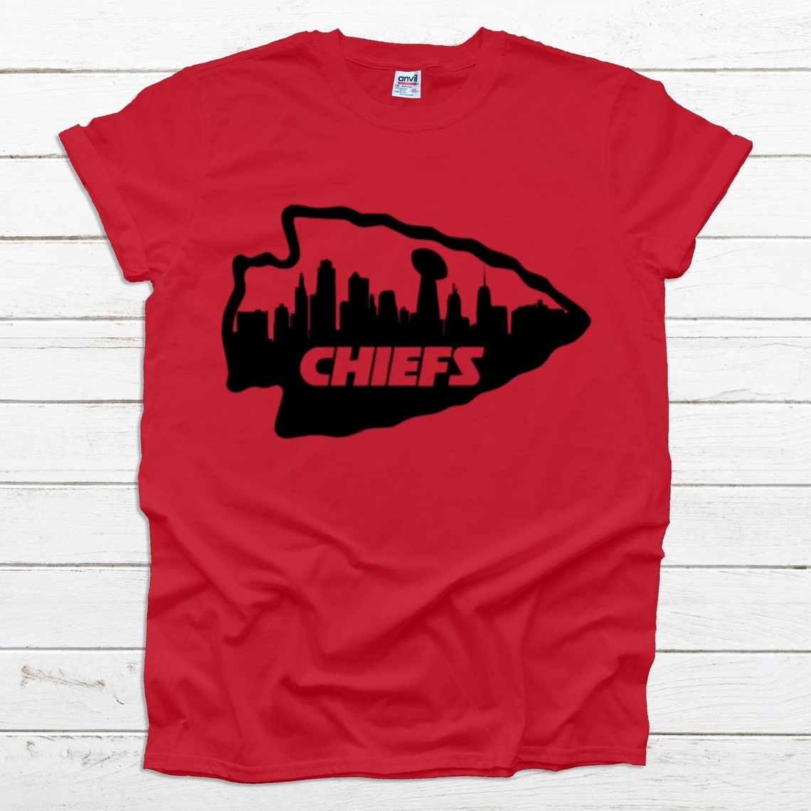 KC Chiefs Shirts Kansas City Chiefs Shirt Kansas City Etsy