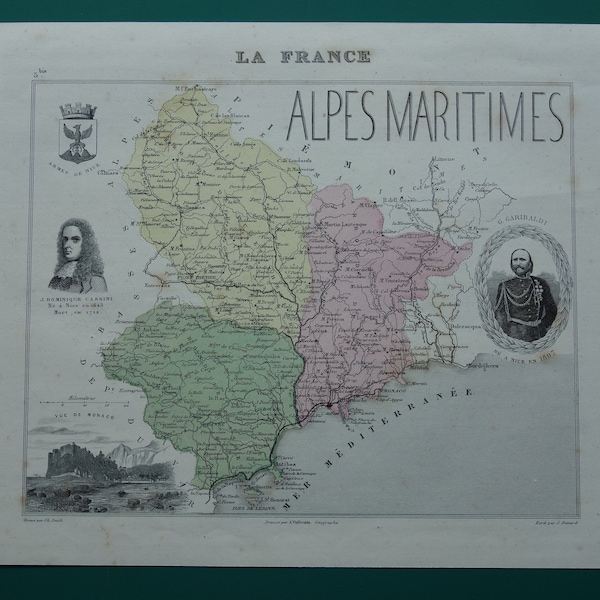 Affiche Comme à Marseille… Pastis Olive - La Carte des Vins s'il vous plaît