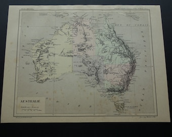 オーストラリア古い地図の絵 オーストラリア古い地図の絵 オーストラリア古い地図の絵