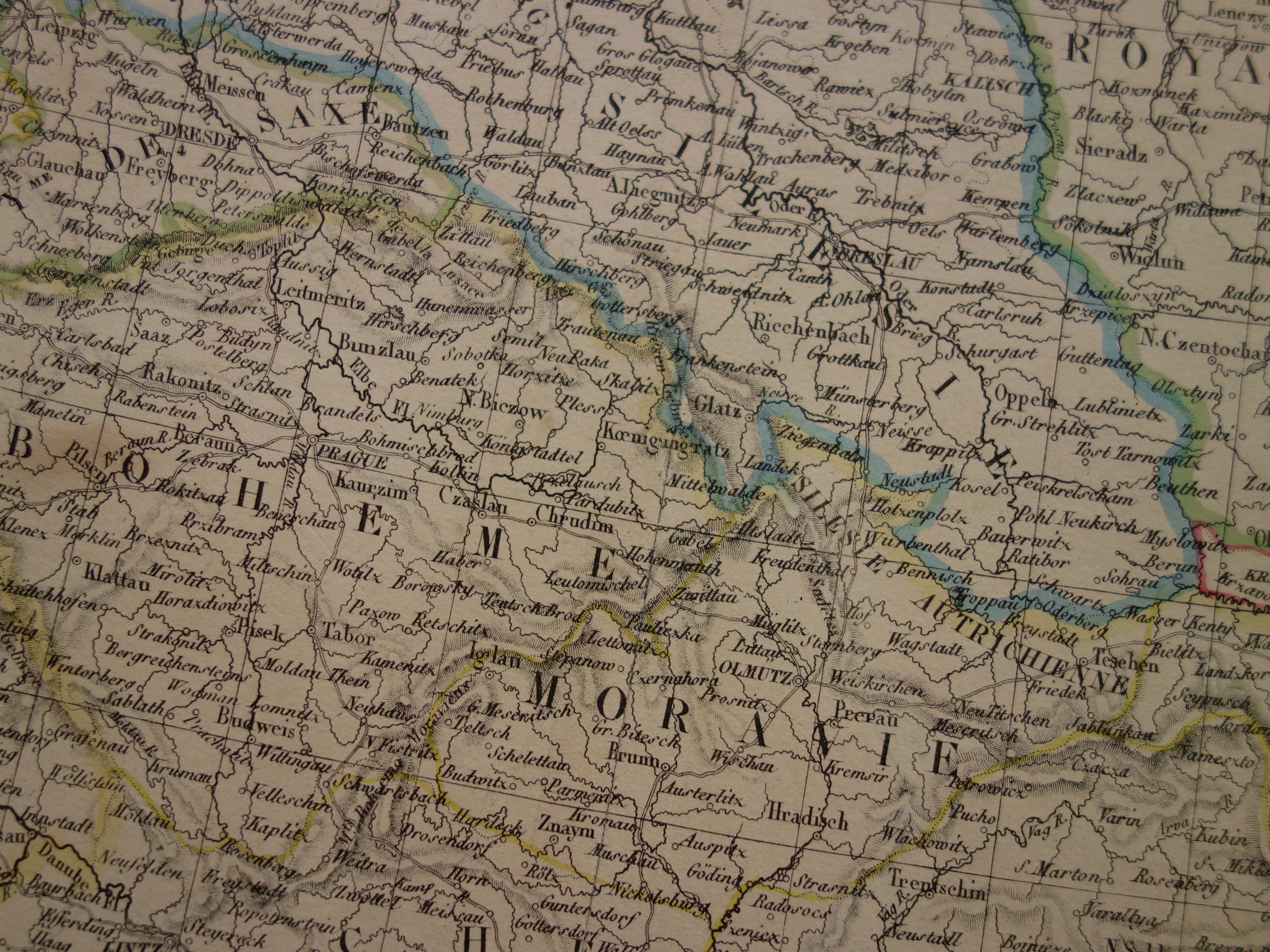 GERMANY 175 Years Old Map of German Confederation LARGE - Etsy Denmark