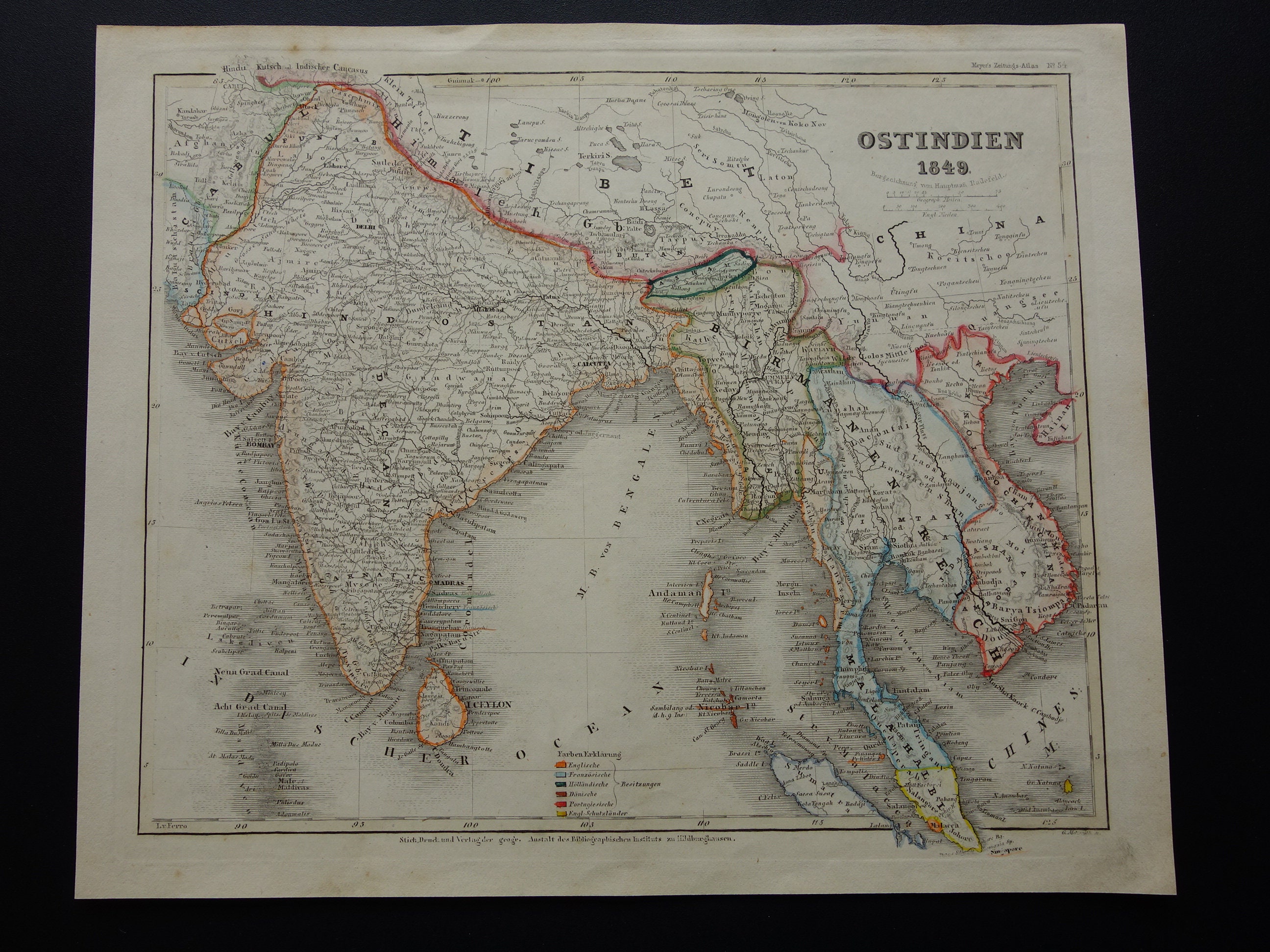 地図・旅行ガイド Cook's and Wagon's lits INDIA 1931-32 地図・旅行