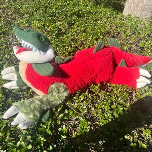 Peluche de pez quimera peludo