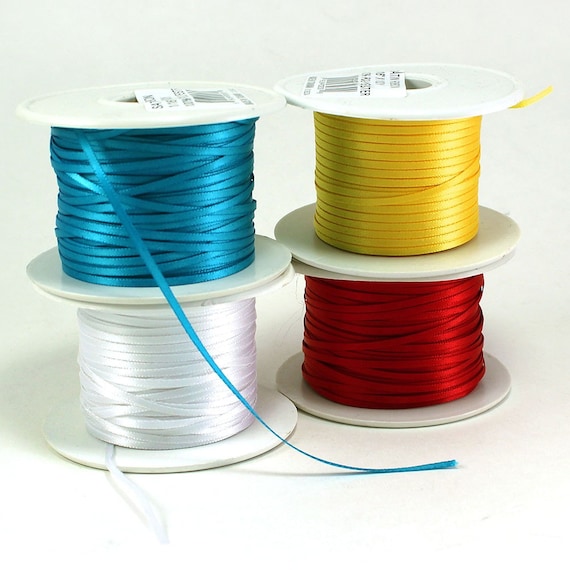 Satin Ribbons 1/16" (spool of 100 yards) - ** FREE SHIPPING ** Il_570xn