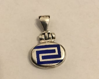 Necklace Pendant Abstract Art Sterling Statement Collectible Gift