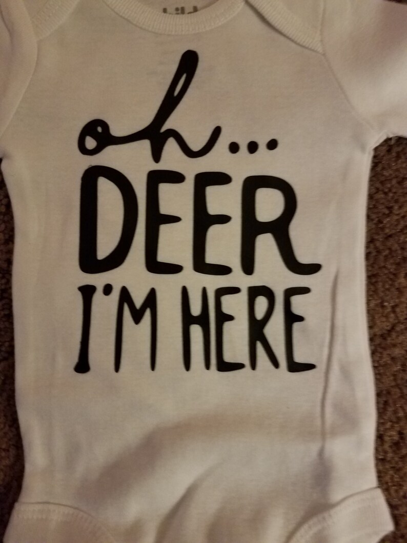 Oh Deer I/'m Here Onesie