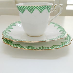1920s Art deco Tea Cup Trio by Standard China Made in England