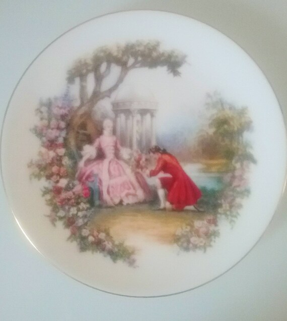 Vintage Royal Doulton Imperial Courtship Decorative Cake Plate English