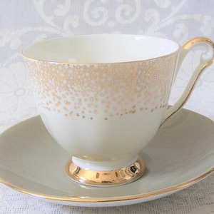 Vintage Queen Anne &quot;Nymph&quot; Tea Cup and Saucer Duo for English Afternoon Tea (c.1959 +)