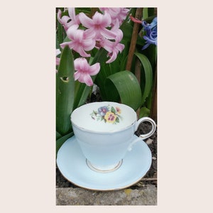 Vintage Aynsley Tea Cup and Saucer for English Afternoon Tea (1950s)