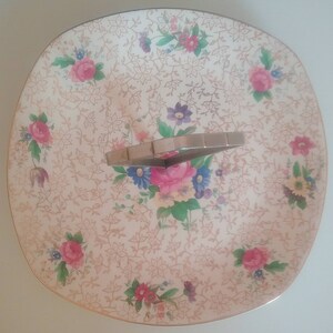 Vintage Royal Doulton Imperial Courtship Decorative Cake Plate English